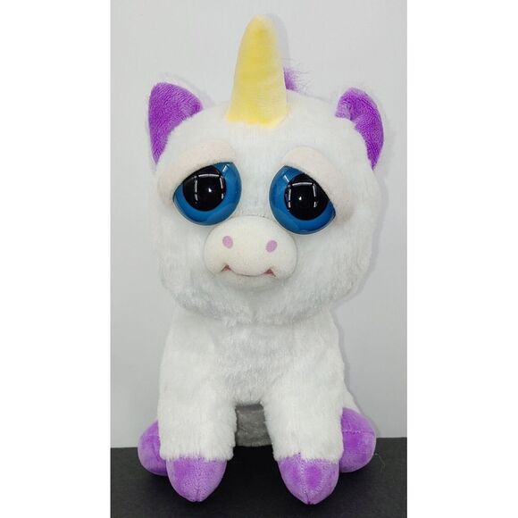 Feisty Pets Unicorn Glenda Glitterpoop 9" Plush Angry Stuffed Animal - Picture 1 of 4